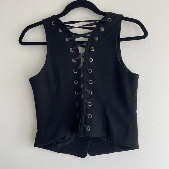 y2k vest top lace up back - Picture 2 of 2